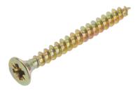 263-1864 RS PRO Pozidriv Countersunk Steel Wood Screw, Yellow Passivated, Zinc Plated, 4mm Thread, 40mm Length