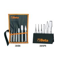 38sp6 BETA 6 Piece Alloy Steel General Purpose Chisel Set