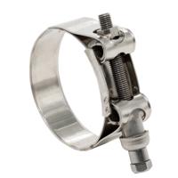 271-0162 RS PRO Stainless Steel, Zinc-Plated Steel (Bolt) Bolt Head Hose Clamp, 25mm Band Width, 121 → 130mm ID