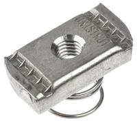 p-ns08-ss Unistrut Channel Nut, M8, Nut Base Dimensions 21 x 41mm, Stainless Steel, 0.03kg