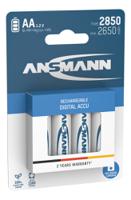 5035092 Ansmann AA NiMH Rechargeable AA Batteries, 2.85Ah, 1.2V - Pack of 4