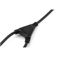 pxt101yeu2m StarTech.com Right Angle CEE 7/7 Plug to Straight IEC C13 Socket Power Cord, 2m