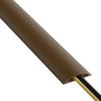137-630 RS PRO 4.5m Brown Cable Cover in PVC, 17mm Inside dia.