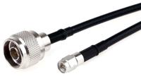 r284c0351046 Radiall Cable Assembly Series Male Type N to Male SMA, 1 m 50 Ω