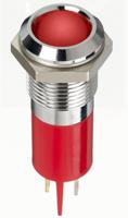 134-5540 RS PRO Red Panel Mount Indicator, 2V dc, 14mm Mounting Hole Size, Faston, Solder Lug Termination, IP67
