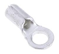 433-034 RS PRO Uninsulated Crimp Ring Terminal, M3 Stud Size, 0.5mm² to 1.5mm² Wire Size