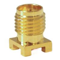 bu-1420711201 Mueller Electric, Jack Surface Mount SMA Connector, 50Ω, Solder Termination, Straight Body