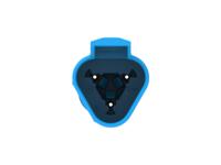 dt04-3p-te07 TE Connectivity, DT04-3P Automotive Connector Plug Blue Cable 3 Way, Cable Termination DT04-3P-TE07