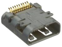 46765-0001 Molex Type D 19 Way Female Right Angle HDMI Connector 30 V