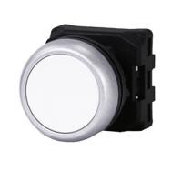188-1128 RS PRO White Spring Return Push Button Head, 22mm Cutout, IP65