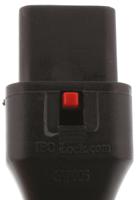 il13-eu1-h05-3100-200 Schaffner IEC C13 Socket to CEE 7/7 Plug Power Cord, 2m
