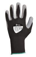 45-mat-10 Polyco Healthline Matrix Black Polyurethane Work Gloves, Size 10, Polyurethane Coating