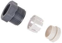 pxp70881315 Bulgin 7000 Series Black, Grey, White, Yellow Thermoplastic Cable Gland Kit, 13mm min., 15mm max., IP66, IP68, IP69K