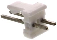 640456-2 TE Connectivity MTA-100 Series Straight Through Hole Pin Header, 2 Contact(s), 2.54 mm Pitch, 1 Row, Unshrouded