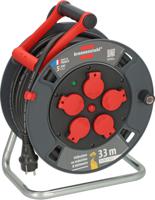 9232301100 brennenstuhl 33m 5 Socket Type E - French Cable Reel Open Reel, 230 V, IP44