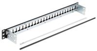 ax106902 Belden KeyConnect Series Cat5e, Cat6 24 Port Keystone Patch Panel Shielded 1U Black
