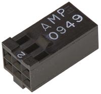 87631-2 TE Connectivity, AMPMODU MOD IV Female Connector Housing, 2.54mm Pitch, 6 Way, 2 Row
