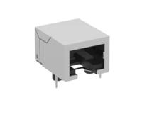 203490-203490-e ERNI Female RJ Connector Module, Through Hole, Cat3, Cat4 1x1 Port 8P-8C -Way
