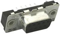 2-338313-2 TE Connectivity Amplimite HD-20 9 Way Through Hole D-sub Connector Socket, 2.74mm Pitch, with Boardlocks, M3 Threaded
