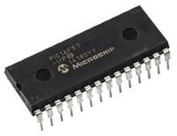 pic16f57-ip Microchip PIC16F57-I/P, 8 bit PIC, PIC16F57 Microcontroller, 20 MHz, 3kB FLASH, 28-Pin PDIP