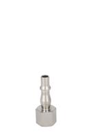 325-495 RS PRO Brass, Steel Male Pneumatic Quick Connect Coupling, 3/8 in BSP Female Threaded