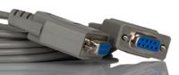 182-8826 RS PRO Female 9 Pin D-sub to Female 9 Pin D-sub Null Modem Cable, 5m PVC