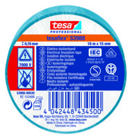 53988-00030-01 Tesa 53988 Blue Soft PVC Electrical Insulation Tape, 15mm x 10m