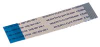 687724050002 Wurth Elektronik 6877 Series FFC Ribbon Cable, 24-Way, 0.5mm Pitch, 50mm Length