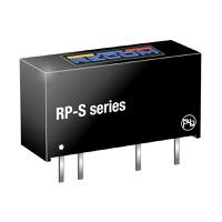 rp-0515s Recom RP DC-DC Converter, 15V dc/ 66mA Output, 4.5 → 5.5 V dc Input, 1W, Through Hole, +85°C Max Temp -40°C Min