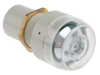 84150202 Crouzet Green Panel Mounting Visual Indicator, 8bar, 4 mm inlet port, 22.5mm mount hole