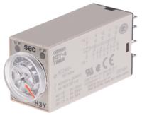 h3y-4-ac24-10s Omron H3Y-4 Series DIN Rail, Surface Mount Timer Relay, 24V ac, 4-Contact, 0.5 → 10s, 1-Function, 4PDT