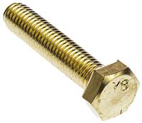 483-2441 RS PRO Plain Brass, Hex Bolt, M8 x 40mm