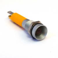 190b2352 CML Innovative Technologies 190BX35X Series Yellow Panel Mount Indicator, 24V dc, 8mm Mounting Hole Size, IP67