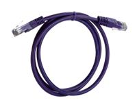 264-1009 RS PRO, 1m Cat5e, Purple RJ45 to Male RJ45 Male, Terminated PVC Sheath