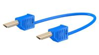 280056-05023 Staubli Test lead, 19A, 30 → 60V, Blue, 50cm Lead Length