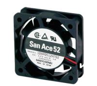 109p0512a701 Sanyo Denki 109P Series Axial Fan, 12 V dc, DC Operation, 13.25cfm, 2.52W, 210mA Max, 52 x 52 x 15mm