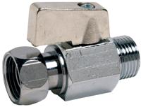 679003 Sferaco Chrome Plated Brass 2 Way, Ball Valve, Threaded, BSPP 3/8in, 10bar Operating Pressure