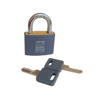195-8251 RS PRO Key Brass Padlock, Keyed Alike, 6mm Shackle, 40mm Body
