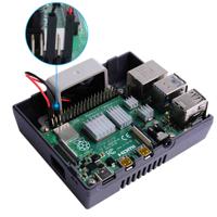 zp-0086 52Pi ABS  Case for use with Raspberry Pi 4B in Grey