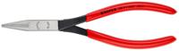 28-21-200 Knipex Long Nose Pliers, 200 mm Overall, Straight Tip, 34mm Jaw