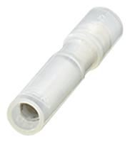 hc-pc-2005-f-clear Nichifu, PC Insulated, Clear Crimp Bullet Connector, 0.5mm² to 0.75mm², 20AWG to 18AWG, 4.6mm Bullet diameter Female