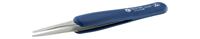 2asadr0 ideal-tek 125 mm, Stainless Steel, Straight, ESD Tweezers