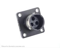 utgx0103p Souriau Sunbank by Eaton, UTGX 3 Way Flange Mount Circular Connector Plug, Socket Contacts,Shell Size 10, Bayonet,