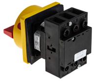 466-144 RS PRO 3P Pole Panel Mount Isolator Switch - 40A Maximum Current, 15kW Power Rating, IP65
