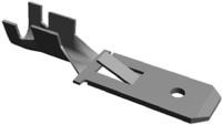 928962-4 TE Connectivity FASTIN-FASTON .250 Uninsulated Male Spade Connector, Tab, 6.35 x 0.81mm Tab Size, 1mm² to 2.5mm²