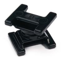 151-00644-dsws4-pa66hspom-bk HellermannTyton Black Nylon Adjustable clip, 76mm Max. Bundle