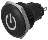 82-69511000b002 EAO Series 82 Series Push Button Switch, Momentary, Flush Mount, 22mm Cutout, SPST, SPST, IP65, IP67