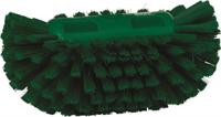 70392 Vikan Medium Bristle Green Scrub Brush, 40mm bristle length, Polyester, Polypropylene, Stainless Steel bristle material