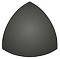 3842548712 Bosch Rexroth Black Polypropylene Corner Bracket Cap, 20 x 20R Strut Profile, 6mm Groove