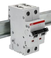 2cds272001r0011-s202m-d1 ABB System Pro M Compact S200M MCB, 2P, 1A Curve D, 400V AC, 125V DC, 15 kA Breaking Capacity